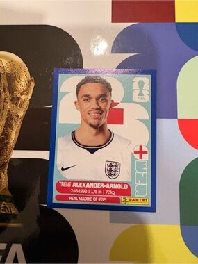 Panini FIFA World Cup 2026 Trent Alexander-Arnold Sticker ENG 6 Blue Parallel